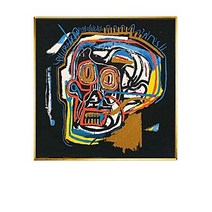 Basquiat 장 미쉘 바스키아 작품 / 호텔 카페 집 거실 인테리어 캔버스 벽걸이 그림액자 16, 골드