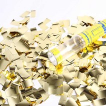 파티해 파티 컨페티폭죽 (30CM), 골드