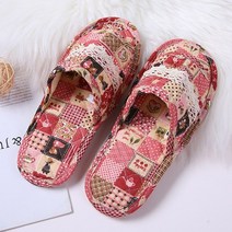 BOFO 이중바닥 더블쿠션 퀼트 거실 슬리퍼 실내화 이중바닥, 더블-19 귀염귀염 패치