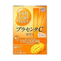 일본직배송 어스제약 1개월 듬뿍 촉촉해지는 플라센타C 젤리 망고 맛 10gx31병