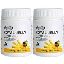 호주 마더네스트 로얄 젤리 파우더 캡슐 500mg 180캡슐 2팩 Mothernest Royal Jelly Powder