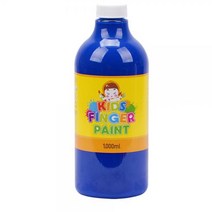 핑거페인트 키즈맘아트 키즈 1000ml 낱색 물감 물감놀이 유아물감, 분홍