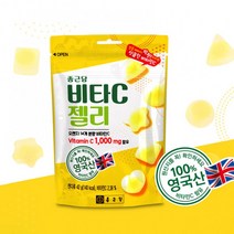 종근당 비타C 젤리 42g 1봉 영국산 비타민 구미 캔디, 단품, 단품