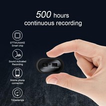 녹음 스파이 녹음기 음성 숨겨진 활성화 시간 디지털 asme 보이스레코더 미니 500, 02=WithOTGadapter_32GB
