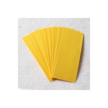 20/50/100pcs 18650 Lipo 배터리 랩 PVC 열 수축 튜브 Precut 너비 29.5mm x 72mm 절연 필름 보호 케이스 팩 슬리브, 400pcs, YELLOW