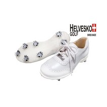 헬베스코 점(최초가 498 000원 ) 수입 여성골프화 화이트 배색 그레이 스파이크 (5-10003-01-ISA)