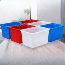 창고물류보관함 대형플라스틱박스 플라스틱박스 공구부품상자 플라스틱함 물류창고, 1, 140K 화이트 740x535x415