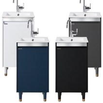카페느낌 400 미니 PS하부장 세면대, 1) HW(히든화이트), 1개