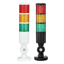 타워램프 시그널타워 경광등 D50-3-CF 3단 3색 LED, D50 3-C 블랙 케이스