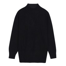 베스띠벨리 22F/W 슬릿 장식 하프넥 풀오버 BFU2918BK