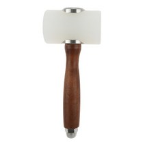 가죽 스탬핑 각인 DIY 가죽 공예 조각 망치 나무 손잡이 나일론 펀칭 절단 도구 스탬핑 바느질 1 개, 02 model  B