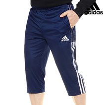 아디다스7부팬츠 칠부팬츠 삼선7부 운동복7부바지 티로21 3/4 팬츠 네이비
