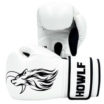 하울프 아테나 복싱글러브 / 권투 킥복싱 무에타이 MMA, 화이트/블랙