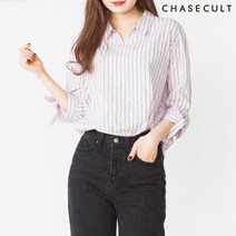 체이스컬트 여성 스트라이프 풀오버 셔츠-JARG5422B0P