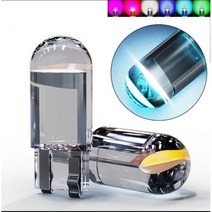 자동차실내등신제품 W5W LED Canbus T10 자동차 라이트 COB 유리 인테리어 트림 전구 흰색 번호판 돔 독서, 12 ice blue   10PC