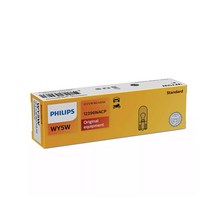 필립스 프리미엄비전 T10 WY5W 황색 미등 주차등 10P