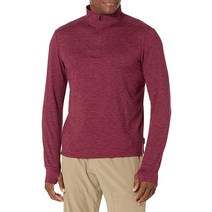 Jockey 남성용 Pacer Space Dye 쿼터 지퍼 풀오버 케이버너스 블랙 X-Large 108433