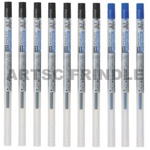 유니 스타일핏 유성볼펜 리필심 0.7mm 혼합 10개 SXR-89-07 (제트스트림), 0.7 혼합10개(흑7청3적0)