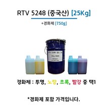 몰드용 실리콘 RTV-5248 [25Kg] 복제용 액상 실리콘, 초록