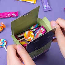 민화 할로윈 종이상자 선물포장 간식상자 DIY 프랑켄슈타인 뱀파이어 미라 반달상자, 종이상자_미라