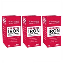Pharmics Ferretts Iron Ferrous Fumarate 파믹스 페레츠 철분제 아이언 페러어스 푸마르산 60정 3팩