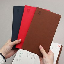 [P1M] 데일리 일정 관리 가벼운 위클리 플래너 프리노트 / 예쁜노트 옥스포드노트 공책 학원노트 비밀일기장 이쁜노트 회원수첩 문구노트 미니노트 필기노트 영어공책 나만의공책 노트세트 ( P1M / 632594EA ), 플래너_레드