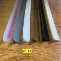 화장실 샤워부스 욕실 방수 물막이 쫄대 문지방 파티션 스틱 실리콘 water stopper flood barrier bendable water retention strip 문, 하얀, 30cm