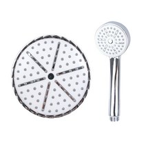 해바라기 헤드 원형 화이트 세트_욕실부속 샤워기헤드, 단품