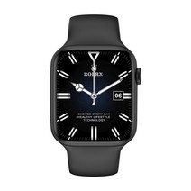 Iwo 15 프로 맥스 전화 IP68 방수 iwo 아이폰 호환 삼성 스마트 워치 시리즈 7 블루투스 Smartwatch, [01] Matte Watch case, [02] black