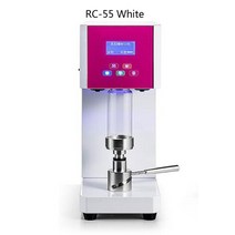 220V 자동 우유 차 캔 소다 캔 씰링 기계 애완 동물 캔 캡 씰링 기계, RC-55 화이트