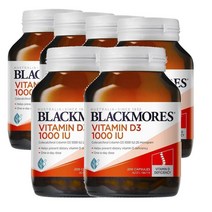 뉴질랜드 블랙모어스 Blackmores 비타민D3 1000IU 200캡슐, 6팩