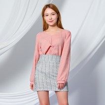 스위트숲 라운드 프릴 칼라 블라우스(WW3LSE6)