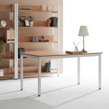 [바보사랑] TS-04 LPM 책상 1200x800 철제 컴퓨터 사무용 일자 데스크, 상세 설명 참조, 선택:블랙프레임/라이트월넛