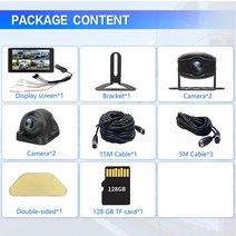 가정용CCTV 실외용 초고화질 CCTV 10.1, 4.Camera Set 128G
