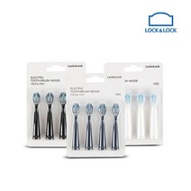 락앤락 음파 전동칫솔 리필모 4개입 리필모 ENR526 - 락앤락 리필모4개입, 블랙ENR526BLK
