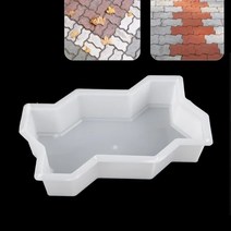 벽돌몰드 디자인 디딤돌 보도블럭 틀 시멘트 DIY 경로 메이커 콘크리트 금형 정원 포장 도로
