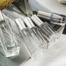 조말O 스타일 사각 스프레이 향수용기, 블랙30ml