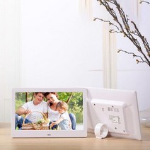 EastVita-10.1 인치 LED 백라이트 전자 앨범 디지털 사진 프레임 1024x600 전체 기능, 02 White_03 영국 플러그