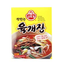 간단식 오뚜기 육개장38g 즉석국 간편 조리식 한끼식사 식사대용 회사간식 도시락 야식, 단품, 단품