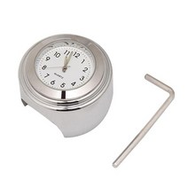 자동차 게이지범용 7/8 인치 오토바이 방진 쿼츠 시계 방수 핸들바 마운트 시간표 렌치 포함, 02 Type 2