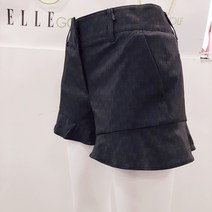엘르골프 밑단플레어스타일로 스커트를입은듯한효과를주는 프린트여성반바지 6I-41703820