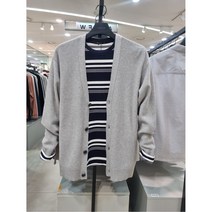 세미오버 조직물 가디건 O201KC010P