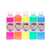 뭉게구름 거품물감 리필 250ml 5색 세트 / 키즈맘아트 거품 목욕 촉감 오감 발달 물감 미술 놀이 핑거페인트 유아 어린이 비누방울 드로잉카페 키즈카페 집콕 엄마표미술 홈스쿨, 단일 개당 용량