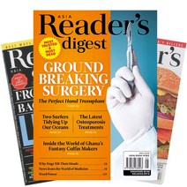 [월간pt] [북진몰] 월간잡지 Readers Digest ASIA 1년 정기구독 (영문판)