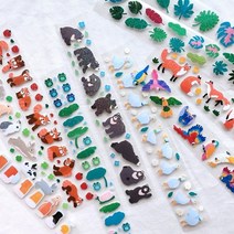 기타 바보사랑[미야문구샵]길쭉이 씰스티커 F, 07개구리, 07개구리