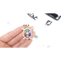 [뽀찌버디나비] 큐빅 거북이 볼마크 골프볼마커 골프선물추천, 믹스