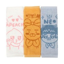 카카오프렌즈 핸드타월 [나염 50g], SM0237-라이언머스터드