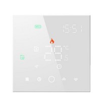 상품 스마트 홈 와이파이 온도 조절기 전기/물 바닥 난방 알렉사 구글 앱으로 작동, NO WiFi GC, BHT-0031