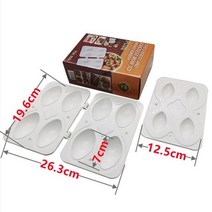 계량 9 홀 수동 kibbeh 익스프레스 미트볼 메이커 미트 로프 몰드 5cm 7cm 프레스 패티 고기 파이 다진 프로세서 주방 도구, 4개의 구멍