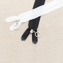 소잉데일리 의류용 지퍼 및 슬라이더 모음전_ 3호 5호 80여종, 67cm_블랙, 11. 3호 메쉬 코일지퍼